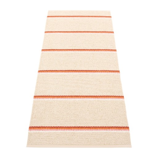 Covor tip traversă pentru interior și exterior cărămiziu/crem 70x180 cm Olle Brick Cream – Pappelina