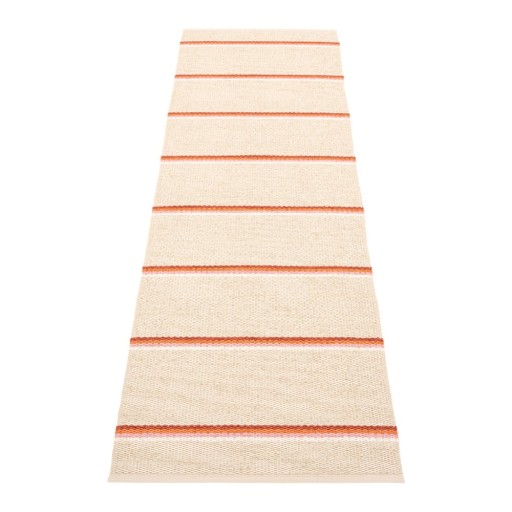 Covor tip traversă pentru interior și exterior cărămiziu/crem 70x240 cm Olle Brick Cream – Pappelina