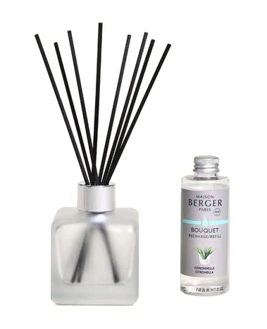 Difuzor parfum camera Maison Berger Ice Cube cu parfum Citronnelle 100ml