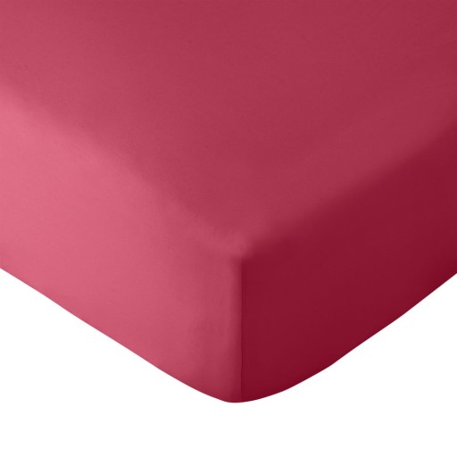 Cearceaf roz închis din microfibră cu elastic 185x200 cm So Soft Easy Iron – Catherine Lansfield
