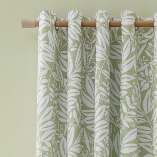 Draperii verzi 2 buc. 168x229 cm Sorrel Leaves – Catherine Lansfield