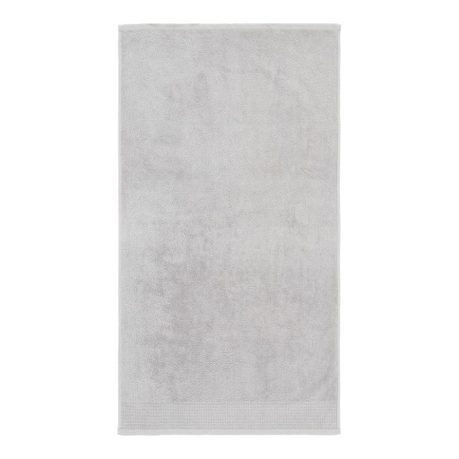 Prosop gri din bumbac egiptean din frotir 50x85 cm Egyptian Cotton – Bianca