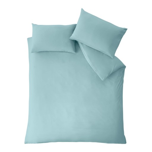 Lenjerie de pat albastră din microfibră pentru pat dublu/extinsă 230x220 cm So Soft Easy Iron – Catherine Lansfield