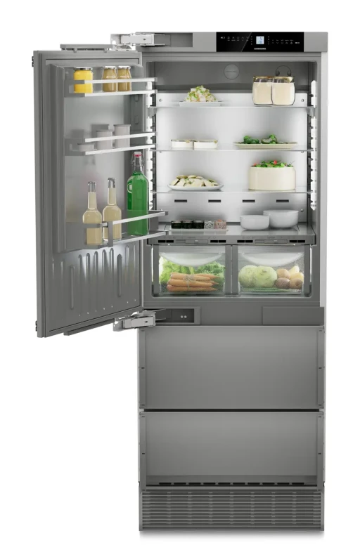 Combina frigorifica incorporabila Liebherr Premium ECBNe 7871 BioFresh  NoFrost  402 litri  clasa E  usa stanga  inox