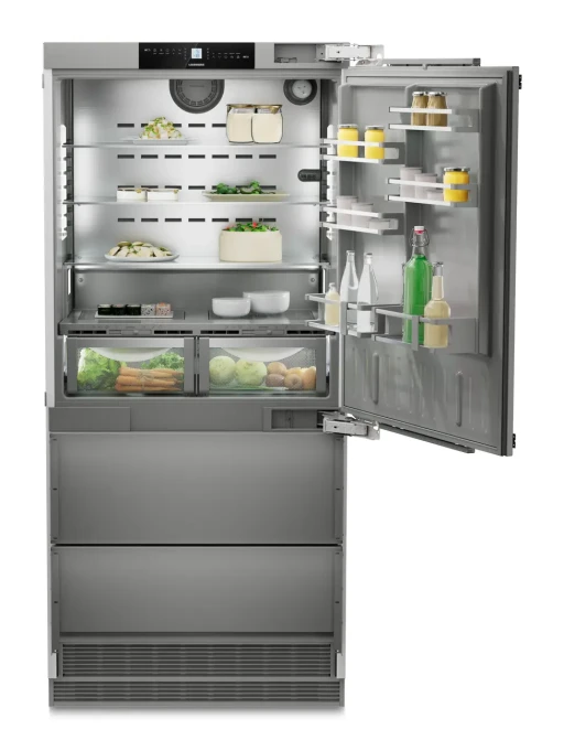 Combina frigorifica incorporabila Liebherr Premium ECBNe 8870 BioFresh  NoFrost  522 litri  clasa E  usa dreapta  inox