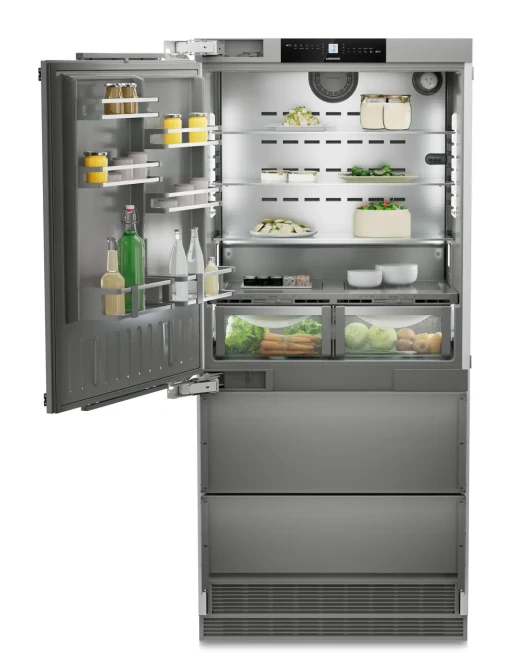 Combina frigorifica Liebherr Premium ECBNe 8871 BioFresh  NoFrost  522 litri  clasa E  usa stanga  inox