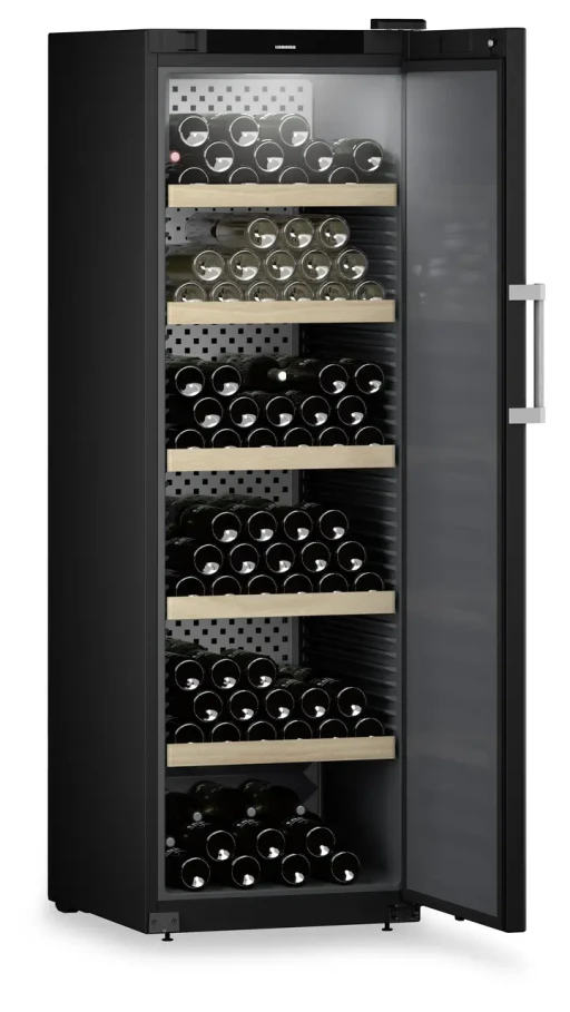Vitrina de vinuri Liebherr GrandCru Selection WSbli 5231  229 sticle  clasa E  negru