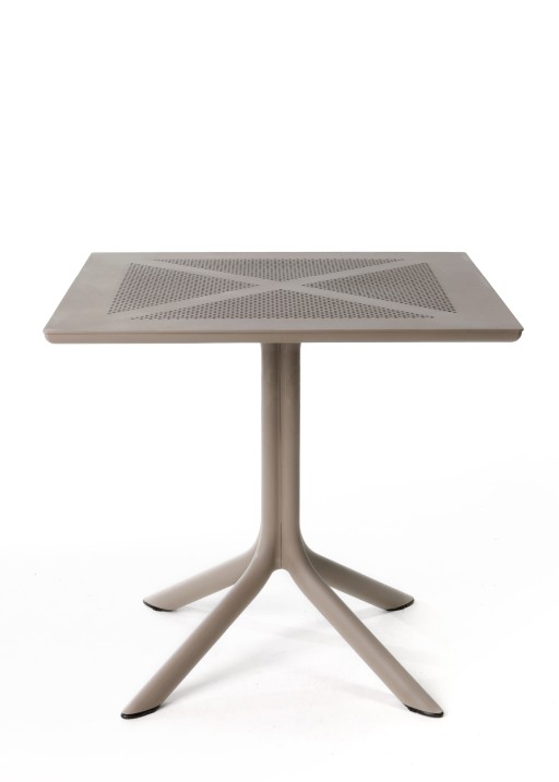 Masa exterior Nardi ClipX 70  h 75cm  70x70cm  tortora