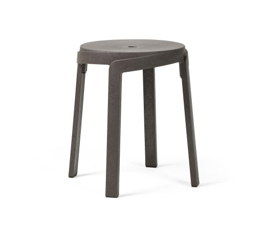 Scaun exterior Nardi Stack Mini 48cm  h 46.5cm  maro terra