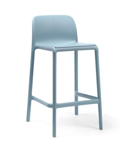 Scaun inalt exterior Nardi Faro Mini Stool  h65cm  celeste