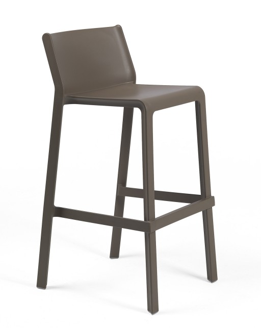 Scaun inalt exterior Nardi Trill Stool  h76cm  maro tabacco