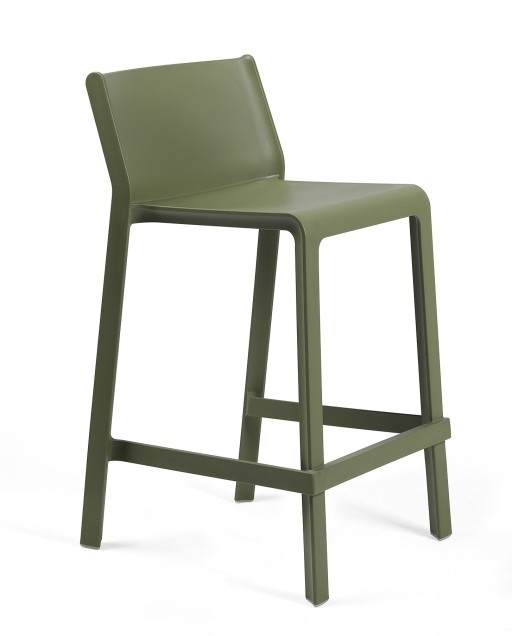 Scaun inalt exterior Nardi Trill Mini Stool  h65cm  verde agave