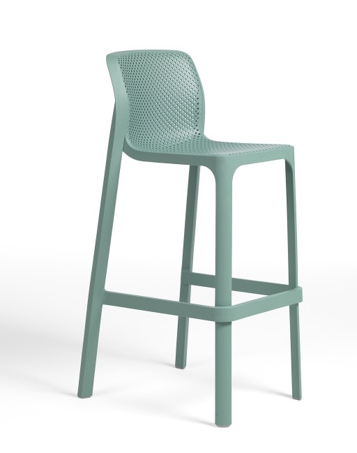 Scaun inalt exterior Nardi Net Stool  h76cm  verde salice