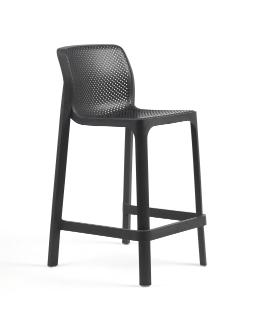Scaun inalt exterior Nardi Net Mini Stool  h65cm  antracit
