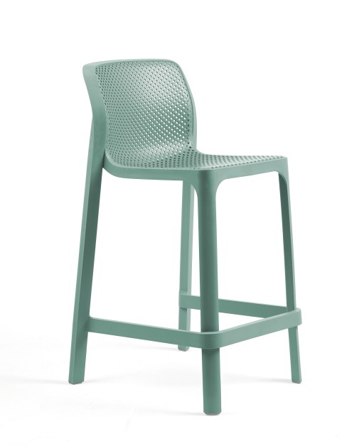 Scaun inalt exterior Nardi Net Mini Stool  h65cm  verde salice