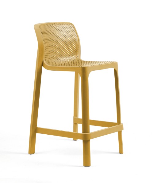 Scaun inalt exterior Nardi Net Mini Stool  h65cm  mustar