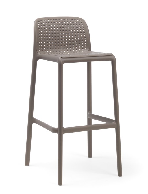 Scaun inalt exterior Nardi Lido Stool  h76cm  tortora