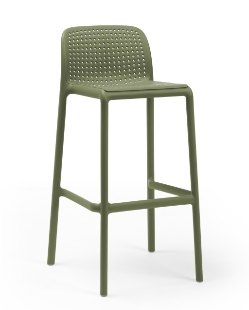 Scaun inalt exterior Nardi Lido Stool  h76cm  verde agave