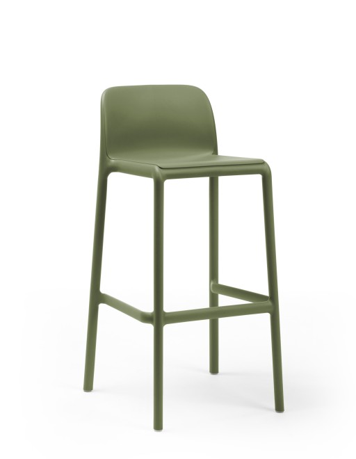 Scaun inalt exterior Nardi Faro Stool  h76cm  verde agave