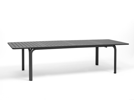 Masa exterior Nardi Alloro 210 extensibila  max 280x100cm  baza aluminiu  antracit