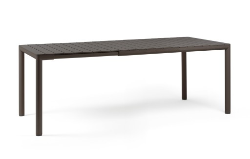 Masa exterior Nardi Tevere 147 extensibila  max 211x90cm  baza aluminiu  terra