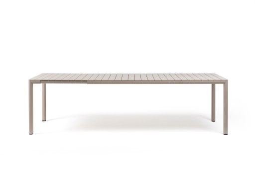Masa exterior Nardi Tevere 210 extensibila  max 275x100cm  baza aluminiu  corda