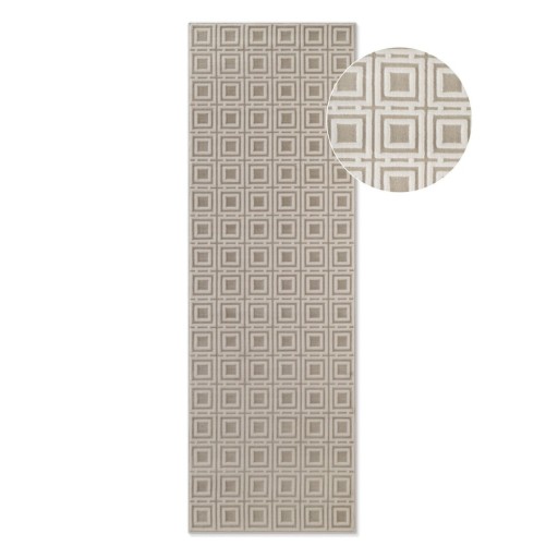 Covor tip traversă crem 80x240 cm Perles Howlite – Elle Decoration
