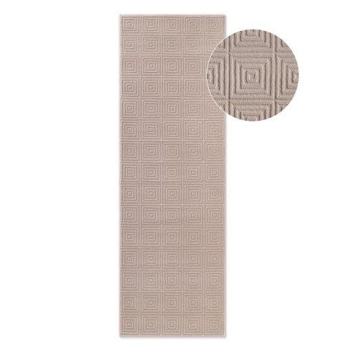 Covor tip traversă bej 80x240 cm Perles Tourmaline – Elle Decoration