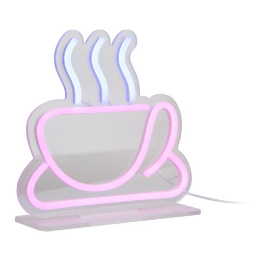 Decorațiune luminoasă neon roz LED 5 W Coffee – Leitmotiv