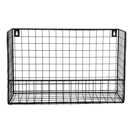 Raft negru din oțel 40 cm Reja – PT LIVING