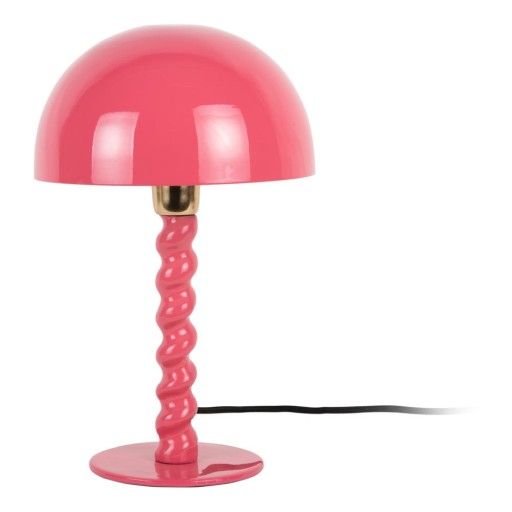 Veioză roz cu abajur din metal (înălțime 39 cm) Prisa – Leitmotiv