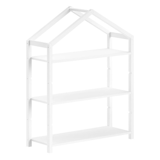 Bibliotecă de copii albă din lemn de pin 111x141x40 cm Dallas – Vipack