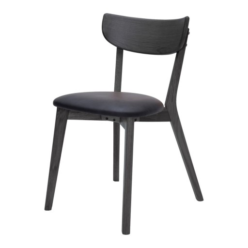 Scaune de dining negre 2 buc. Pero – Unique Furniture