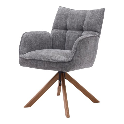 Scaune de dining gri 2 buc. Marilla – Unique Furniture