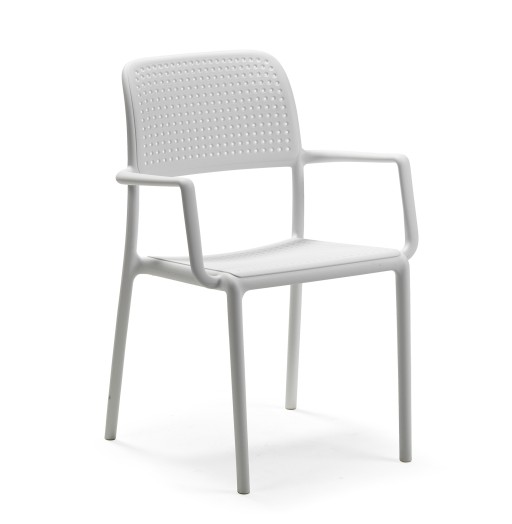 Scaun exterior Nardi Bora alb