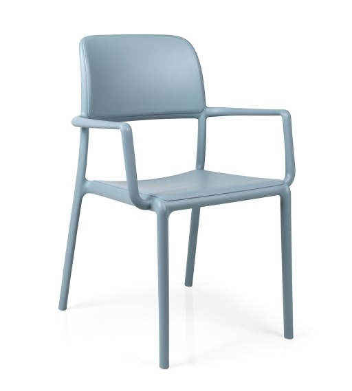 Scaun exterior Nardi Riva celeste