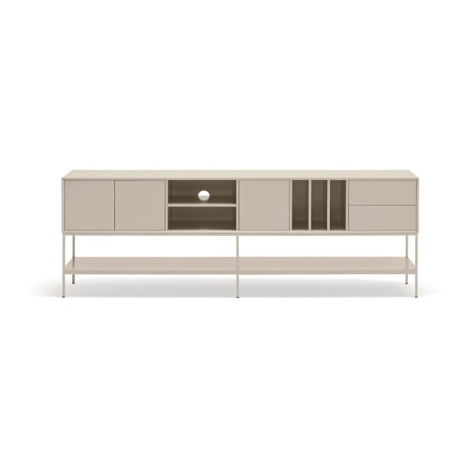 Comodă TV crem 220x74x45 cm Platt – Teulat
