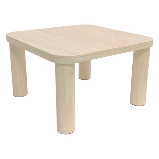 Măsuță de cafea bej cu aspect de marmură 60x60 cm Solano – Actona