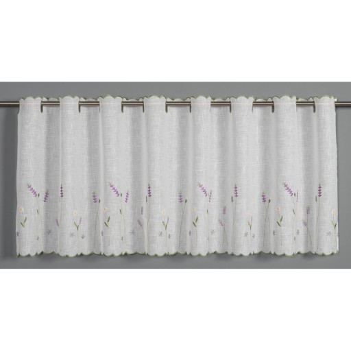 Perdea albă 135x45 cm Lavender – Sehlbach