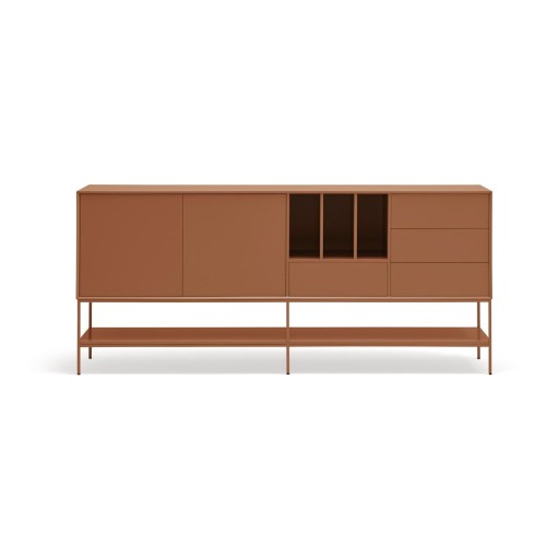 Comodă cărămizie 220x98x45 cm Platt – Teulat
