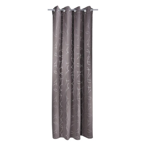 Draperie gri închis 135x245 cm Circles – Sehlbach