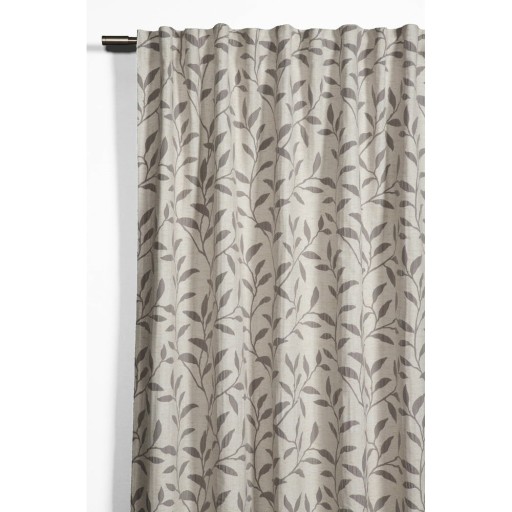 Draperie gri-bej din amestec de in 140x245 cm List – Sehlbach