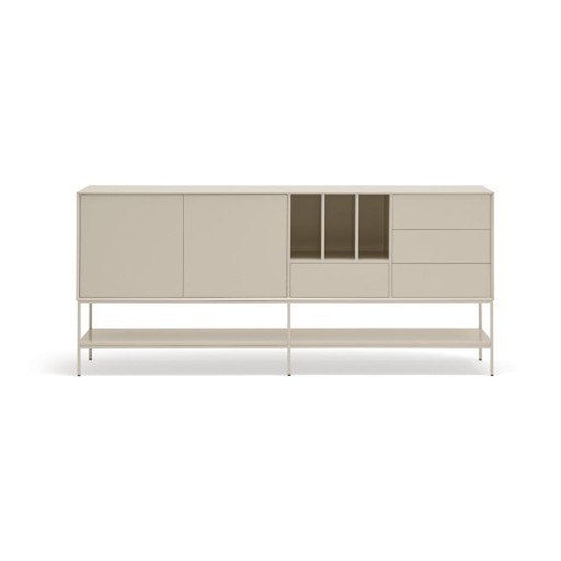Comodă crem 220x98x45 cm Platt – Teulat