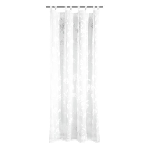 Perdea albă din voal 135x245 cm Flowers – Sehlbach