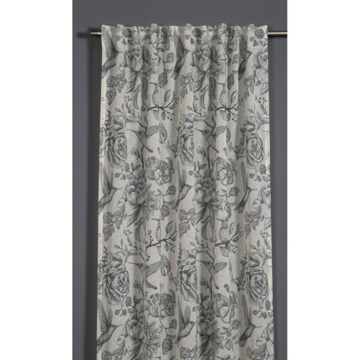 Draperie gri 135x245 cm Birds and Roses – Sehlbach