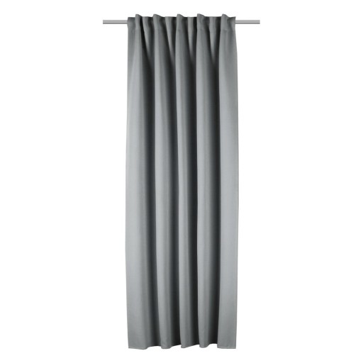 Draperie gri închis termoizolantă, dimout (semi-opacă) 135x245 cm – Sehlbach