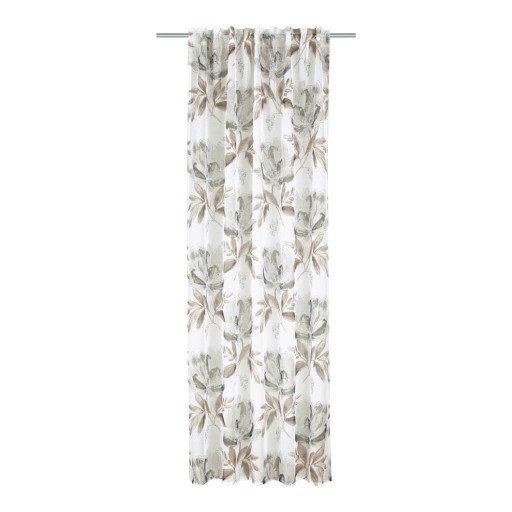Draperie albă-maro 135x245 cm – Sehlbach