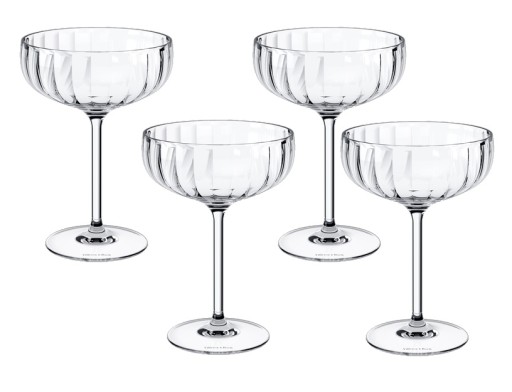 Set pahare sampanie Villeroy & Boch Rose Garden Coupe  4 piese