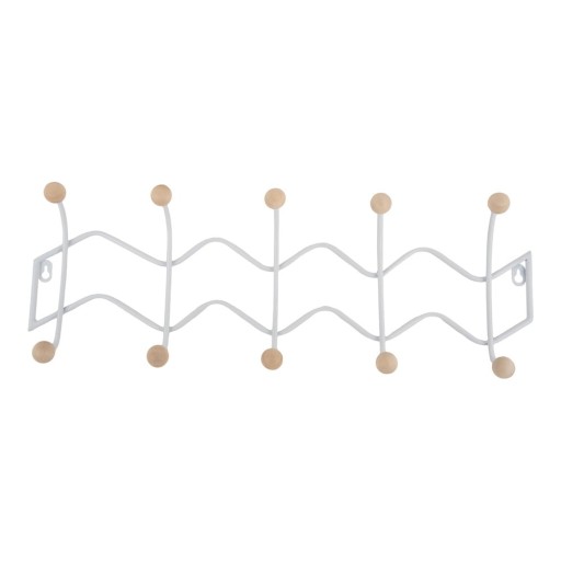 Cuier de perete alb din metal 61 cm Zig Zag – PT LIVING