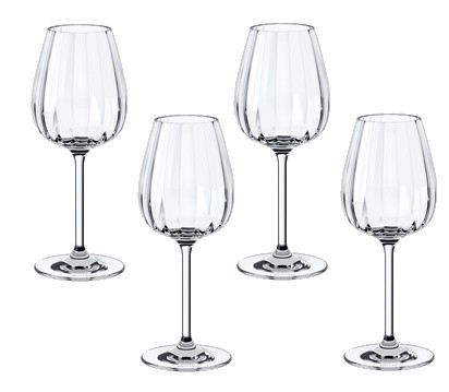 Set pahare vin alb Villeroy & Boch Rose Garden  4 piese